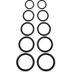 10PCS 14G Stainless Steel Hinged Clicker Segment Septum Nose Lip Ring Hoop Ca…