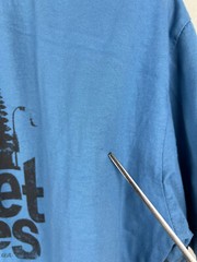 Bali Sunset Waves Shirt Mens 2XL Blue Graphic Crew Neck Short Sleeve Stretch