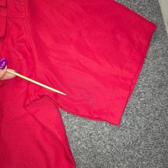 Habit Mens Fishing Shirt 2XL Red Short Sleeve Outdoor Campcore UPF 40+ Hike Gorp