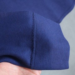 Mack Weldon Warmknit Waffle Knit Mens XL True Navy Crewneck Insulated NWT