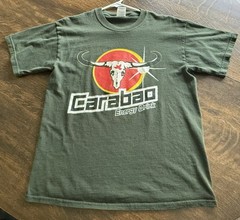 Vintage Carabao Dang Energy Drink Thailand T Shirt Sz M OG 2002 Thai Promo Tee