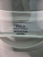 Polo Ralph Lauren Mens Custom Fit Crew Neck Short Sleeve T Shirt in White 2XB