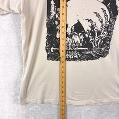 NOFX Tshirt Mens XL Beige Black Final Tour Skull Thrash Skate Punk Rock Band