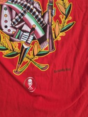Sullen Art Rockabilly Ray Red Adult Large T-Shirt Mexican Skeleton Bandit NWOT