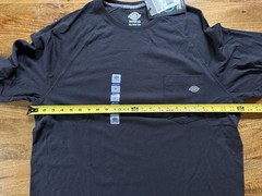 Dickies Performance Tee Shirt Mens XL Black Long Sleeve Temp-iQ Cooling Pocket