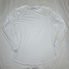 Cuts Mens Long Sleeve Shirt Lot Of 2 Curve-Hem PYCA Pro Size Large White Mauve