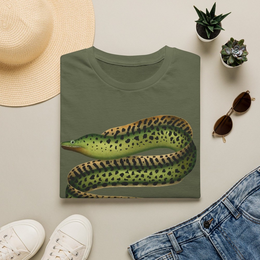 Moray Eel T-Shirt | Victorian Natural History Fish | Ocean Wildlife Marine Gift
