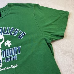 American Eagle TKO Malley’s Fight Night Boston Tee Green M Y2K VTG