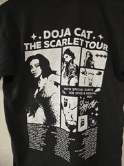 DOJA CAT THE SCARLETT TOUR 2023 MENS SMALL BLACK TSHIRT, HIP HOP, RAP, ICE…
