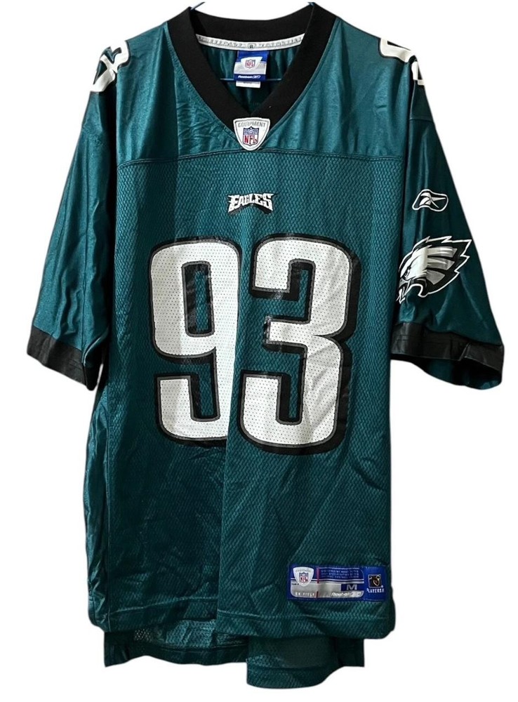 Vintage Reebok Philadelphia Eagles #93 NFL Jersey Men’s Size M Green Football