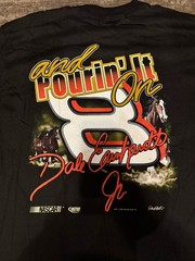 Vtg 2000 NASCAR DALE EARNHARDT JR. #8 RUNNING WIDE OPEN Budweiser Tshirt Sz XL