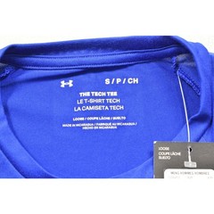NEW Under Armour UA Tech 2.0 Short Sleeve T-Shirt Loose Fit Blue Size Small