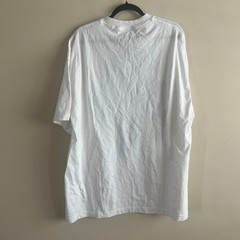 EMORTAL Saber Tooth Skull Graphic Tee White Streetwear Oversized USA XXL Y2K 90s