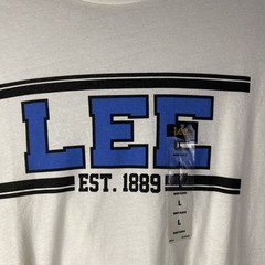 Lee Jeans T Shirt Mens Large NWT White Light Weight L