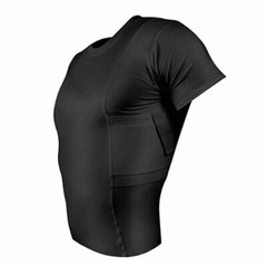 Mens Womens Tactical Combat Pullover Top T-Shirt Blouse Tee With Hidden Holster^