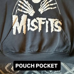 MISFITS Crimson Ghost Licensed Punk Rock Hoodie 2023. XL Divided H&M Preowned