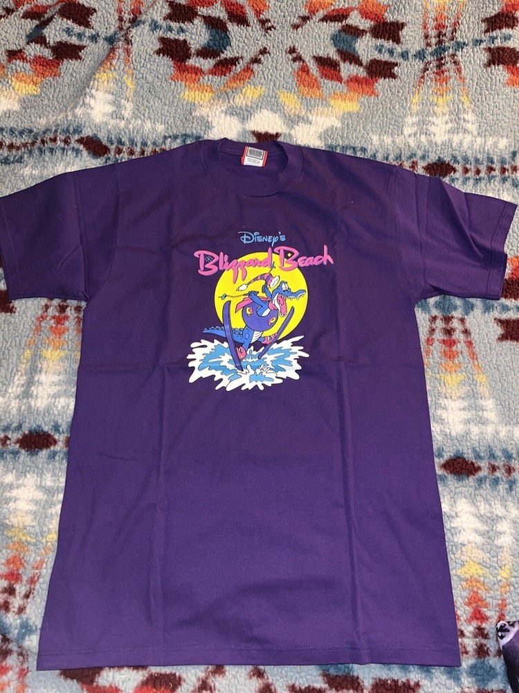 Rare Gem vintage disney blizzard beach shirt Purple Large