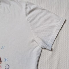 U.P. Unfortunate Portrait Pun T Shirt Louis Size Small