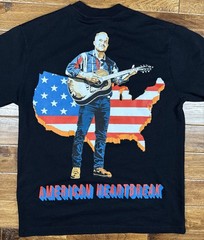 Zach Bryan American Heartbreak Tour Shirt Long Sleeve Black Small