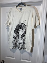 Apari Moth Girl Moth Graphic Print T-Shirt Mens XL Anime Japan