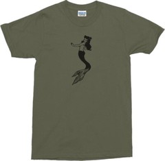 Mermaid T-Shirt – Folklore, Nature, Sea, S-XXL Various Colours