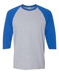 Gildan 5700 Unisex Heavy Cotton Raglan Three-Quarter Sleeve T-Shirt