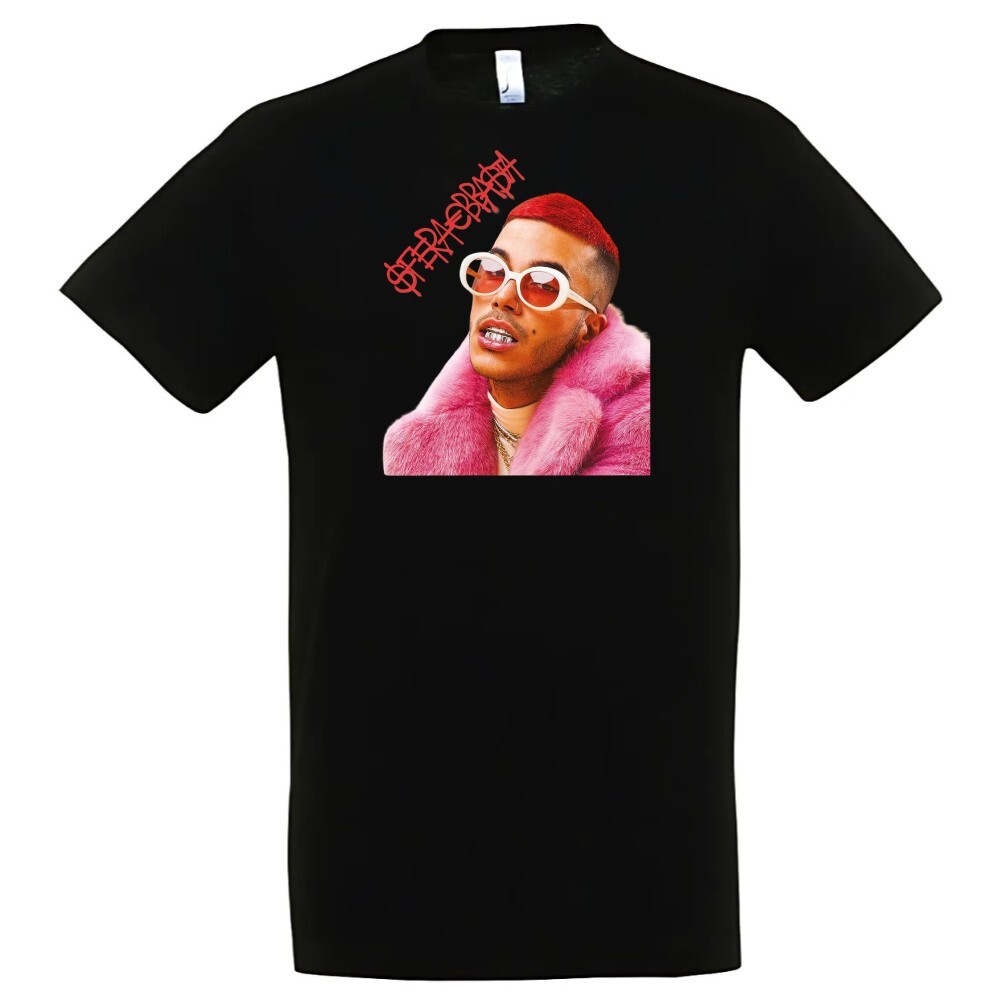 EBBASTA BALL T-SHIRT 100% COTTON KNIT SINGER T-SHIRT