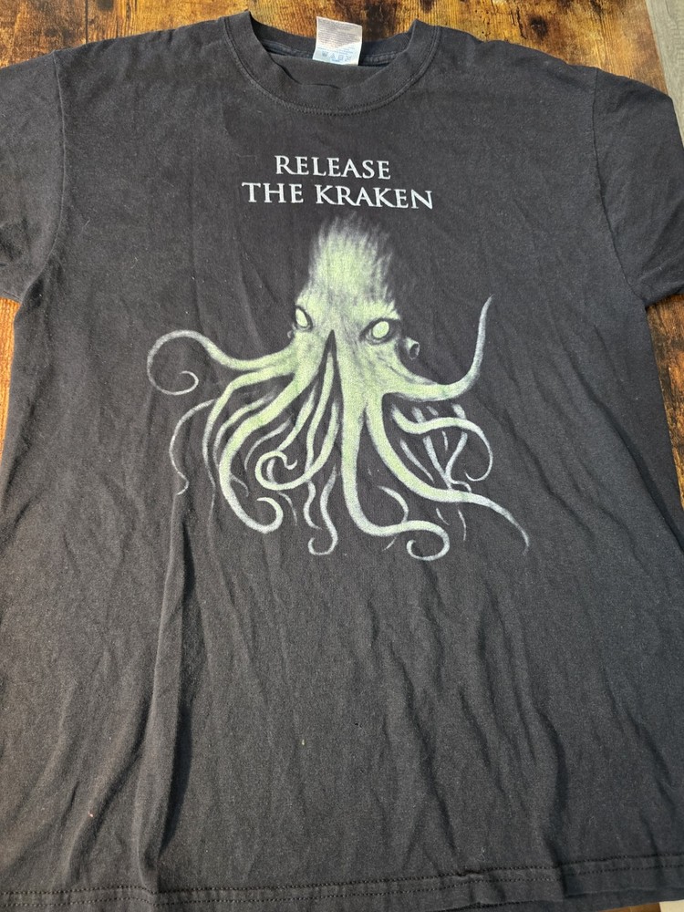 Release The Kraken Fraizer History Museum Shirt Medium A Few Flaws As Pictured
