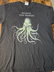 Release The Kraken Fraizer History Museum Shirt Medium A Few Flaws As Pictured
