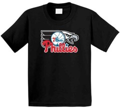 Philadelphia Pennsylvania Pro Sports Teams Logo Mashup City Pride Fan T Shirt