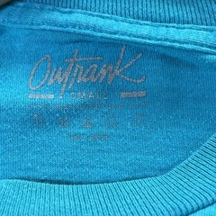 Outrank We Living Graphic Print T-Shirt Mens Size Small Teal