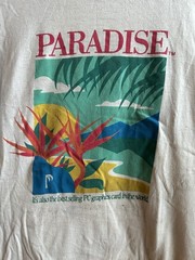 Vintage Paradise PC Graphics Like Men’s Medium Tropical Beach Screen Print