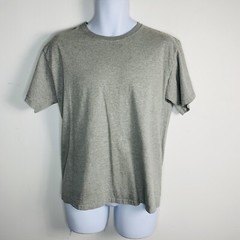 Fruit Of The Loom T Shirt sz M Gray Cotton Blend Normcore Minimalist Everyday