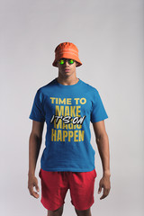 Ink Stitch Unisex Design Your Own Custom Printed Cotton T-shirts