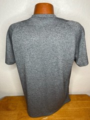 Men’s Adidas ClimaLite Running S/S Athletic T-Shirt Large L – Gray – Polyester