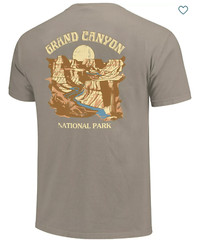 Comfort Colors Men’s Grand Canyon National Park T-Shirt S Sandstone Graphic Tee