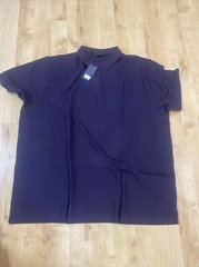 Espionage Men’s Collared T Shirt Size 5XL Navy Blue Damson