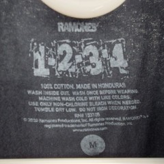 Ramones Presidential Seal Band T-Shirt Mens Medium Black Red Graphic Tee 2020