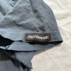 Mens T-Shirt Fasthouse Bait N’ Tackle Snake River Blue Large