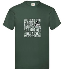 Fishing Fish Trout Old Novelty T Shirt Various Colours And Sizes