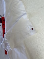 NWT Men’s Tommy Hilfiger Classic Logo Short Sleeve T-Shirt White size M
