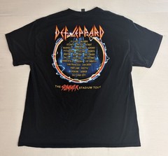 Def Leppard Tour Shirt XL Black 2024 Summer Stadium Concert Band Graphic Tee