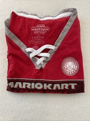 Nintendo World Super Mario Kart Grand Prix Lace up Tshirt Red Adult 2XL Univ Stu