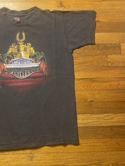 Vintage Harley Davidson Dragon Faded Black T Shirt Size M