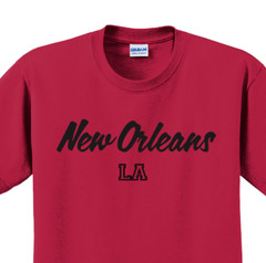 New Orleans, Louisiana State T-Shirt Short Sleeve Graphic Tee Unisex apparel