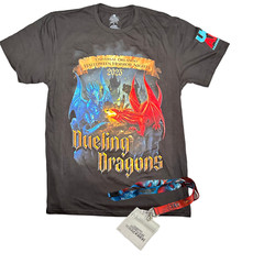 2023 Universal Studios Halloween Horror Nights Dueling Dragons UOAP Shirt L