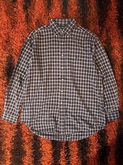 Ralph Lauren BLAKE Long Sleeve Check Shirt Cotton L For 14Y+ Japan