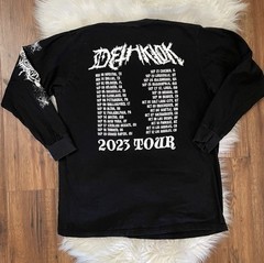 Dethklok Metalocalypse Adult Swim 2023 Tour Large Black Long Sleeve Shirt