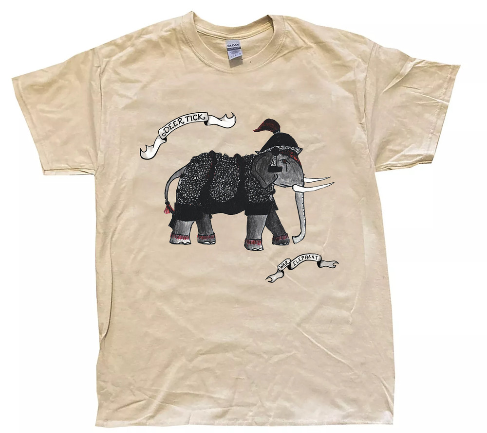 War Elephant Deer Tick Band T Shirt Full Size S-5XL