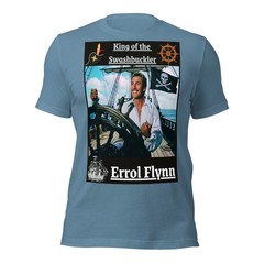 Errol Flynn King of the Swashbuckler Premium T-shirt S-4XL Pirate FAN Art Gift!